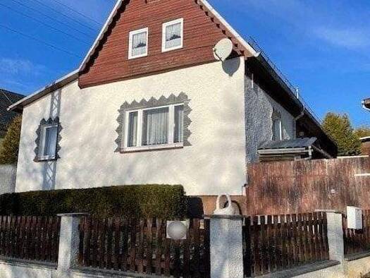 Einfamilienhaus zum Kauf 74.000 € 3 Zimmer 90 m² 1.109 m² Grundstück Pöllwitz Zeulenroda-Triebes 07937