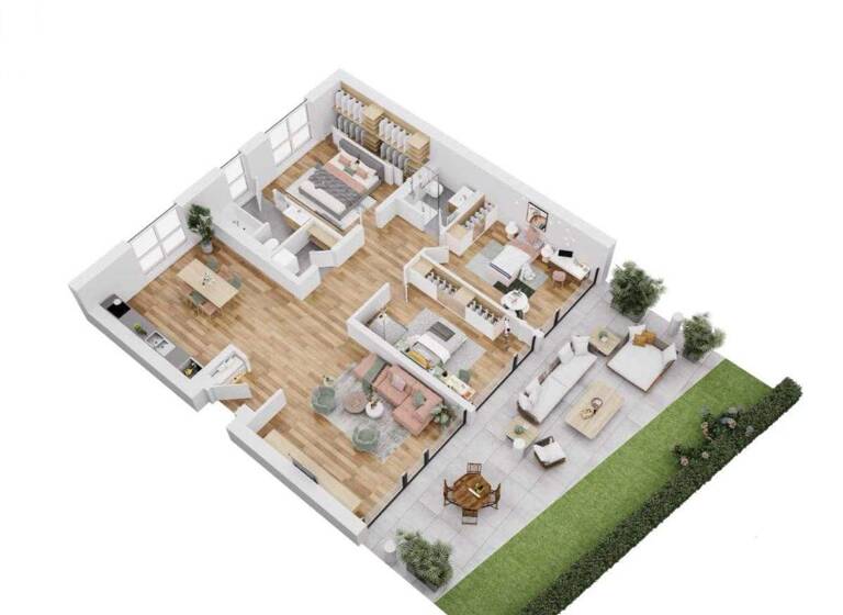 Wohnung zur Miete 2.100 € 4 Zimmer 149 m² Weingarten 76356