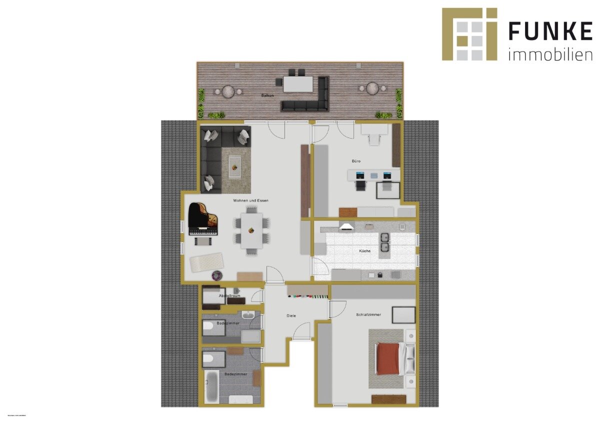 Wohnung zum Kauf provisionsfrei 526.000 € 3,5 Zimmer 116 m²<br/>Wohnfläche 3.<br/>Geschoss Heumaden Stuttgart 70619