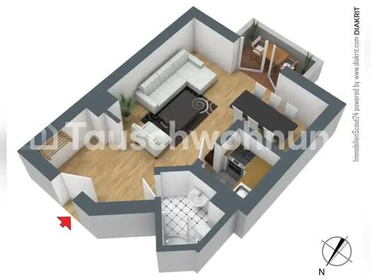 Studio zur Miete Tauschwohnung 728 € 1 Zimmer 32 m² Berg am Laim München 81673
