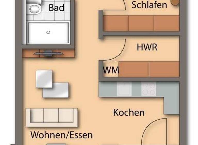 Wohnung zur Miete 695 € 2 Zimmer 60,9 m² EG Seubersdorf 92358