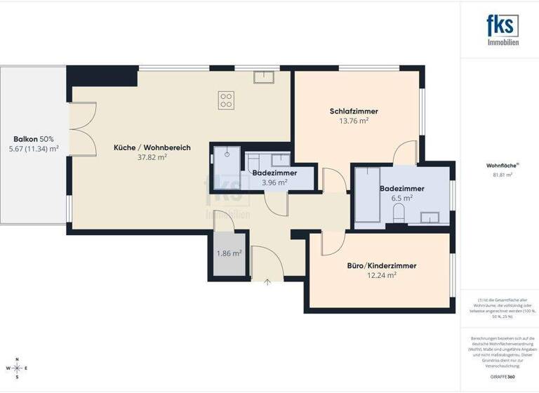 Wohnung zum Kauf 299.000 € 3 Zimmer 81 m² Bilsdorf Nalbach / Bilsdorf 66809