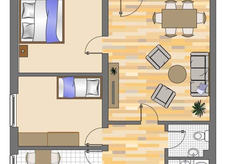 Wohnung zur Miete 539 € 3 Zimmer 78 m² 8. Geschoss Amselstraße 42 Langenberg Velbert 42555