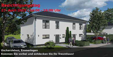 Doppelhaushälfte zum Kauf provisionsfrei 320.000 € 4 Zimmer 115 m² 365 m² Grundstück Emmeringer Str Emmeringen Oschersleben 39387