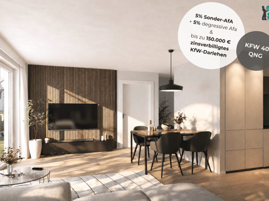 Wohnung zum Kauf - Neubau provisionsfrei 379.000 € 2 Zimmer 52 m² EG Alemannenstraße 15 Renningen Renningen 71272