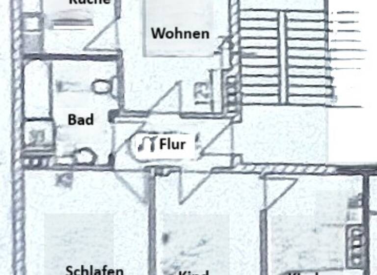 Wohnung zur Miete 600 € 3,5 Zimmer 81 m² 1. Geschoss Schönitzstr. 6 Lutherplatz Halle 06110
