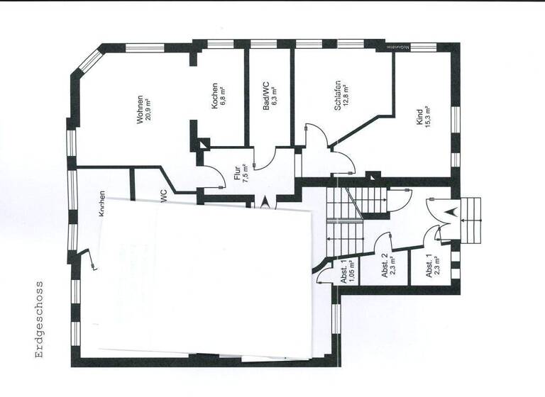 Studio zur Miete 415 € 3 Zimmer 79 m² 2. Geschoss Hohenstein-Ernstthal 09337