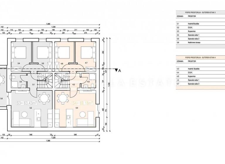 Wohnung zum Kauf 320.000 € 3 Zimmer 57 m² Malinska-Dubasnica