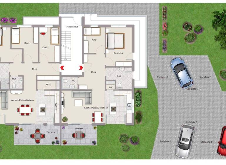 Mehrfamilienhaus zum Kauf 2.180.000 € 21 Zimmer 612 m² 679 m² Grundstück Oberachern Achern 77855