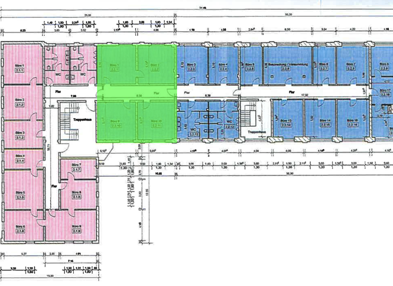 Bürofläche zur Miete provisionsfrei 642 € 4 Zimmer 107 m² Bürofläche Kurze Straße 10 Halberstadt 38820