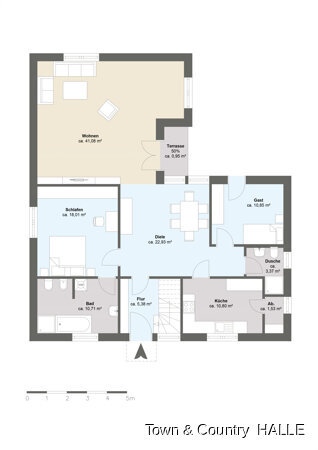 Wohnung zur Miete 2.680 € 5 Zimmer 168 m²<br/>Wohnfläche 01.05.2025<br/>Verfügbarkeit Kröllwitz Halle (Saale) / Kröllwitz 06120