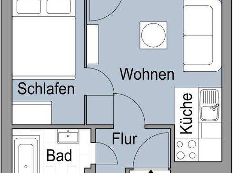 Studio zur Miete 484 € 1 Zimmer 26,8 m² 3. Geschoss frei ab 01.05.2026 Jülicher Str. 13 Pempelfort Düsseldorf 40477