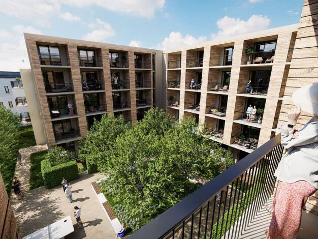 Wohnung zum Kauf - Neubau provisionsfrei als Kapitalanlage geeignet 169.900 € 1 Zimmer 21 m² Kumpfmühl-Ziegetsdorf-Neuprüll Regensburg 93051