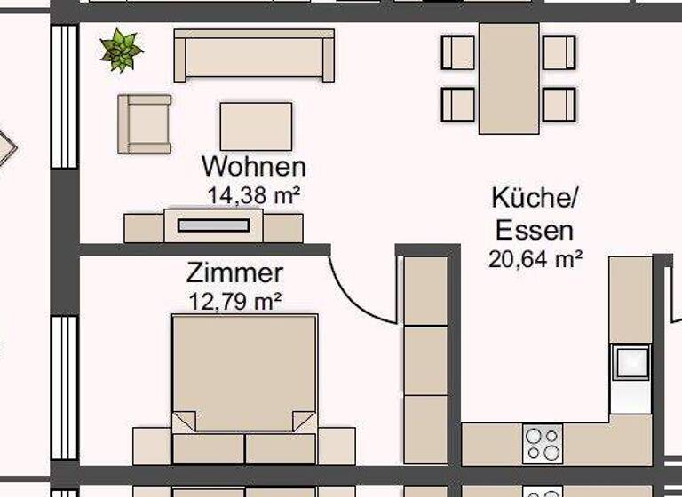 Wohnung zur Miete - Erstbezug 949 € 2,5 Zimmer 63,3 m² Aalen 73431