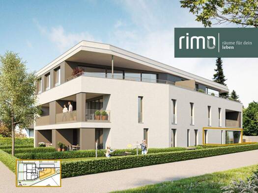 Wohnung zum Kauf - Erstbezug 399.000 € 2 Zimmer 54,5 m² EG Enderstraße 26 Altach 6844