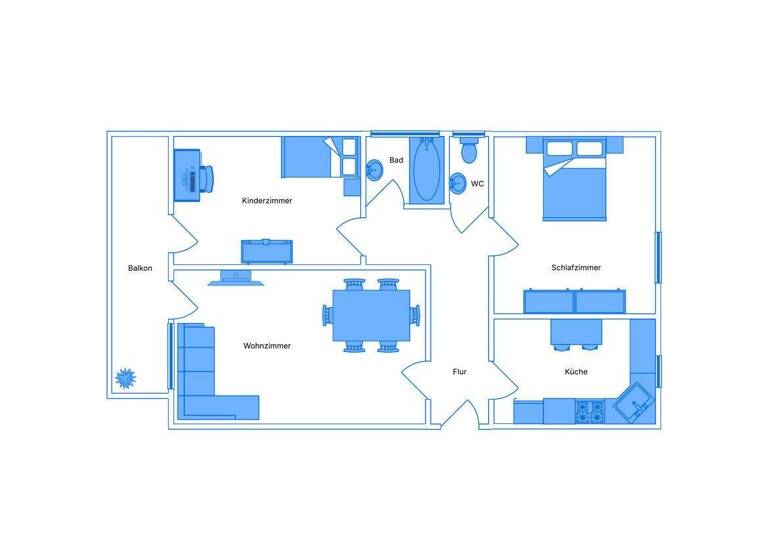 Wohnung zum Kauf 269.000 € 3 Zimmer 71,6 m² 1. Geschoss Hohenacker Waiblingen 71336