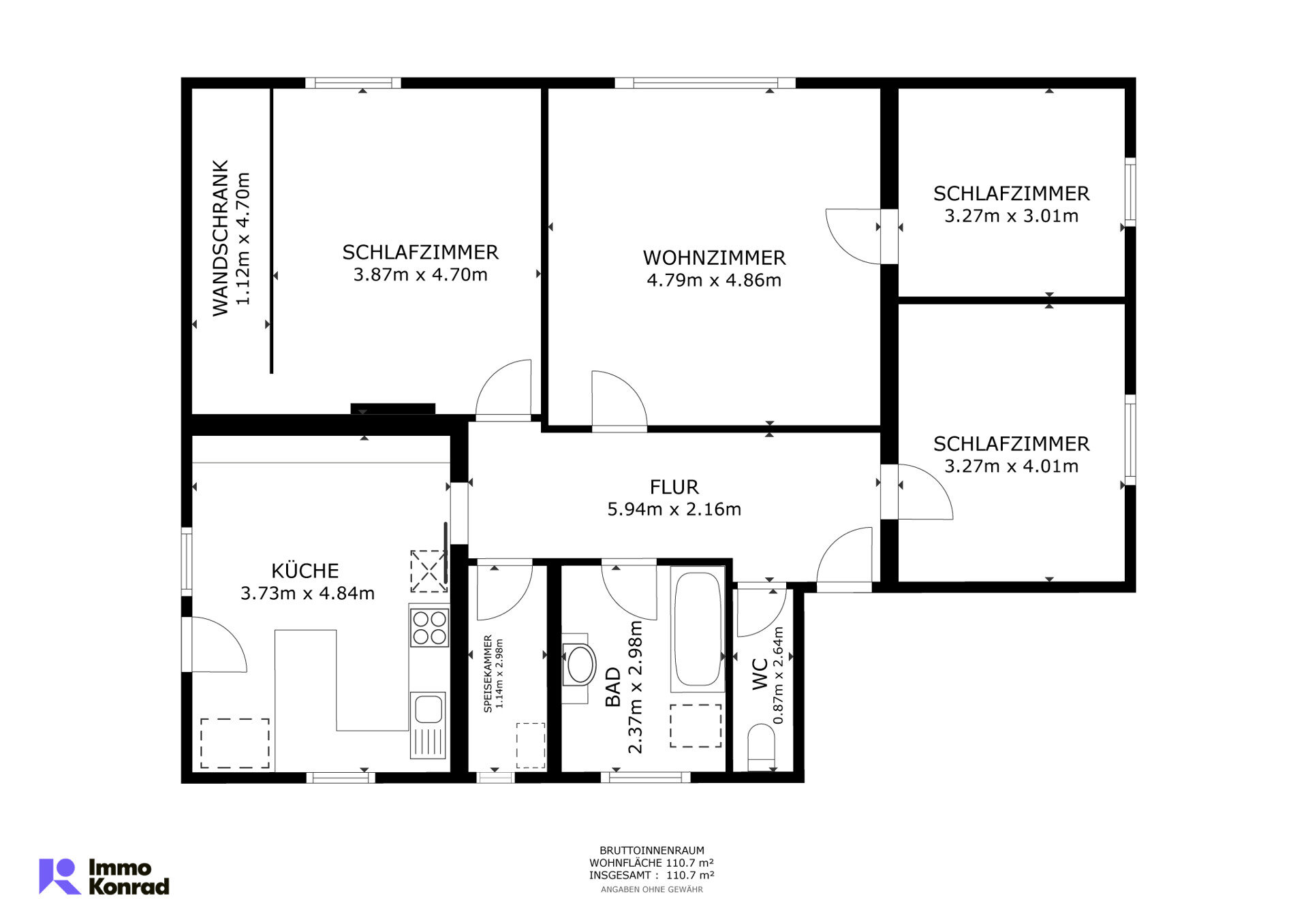 Wohnung zum Kauf 340.000 € 4 Zimmer 110,9 m²<br/>Wohnfläche 1.<br/>Geschoss Ötztal-Bahnhof 6430