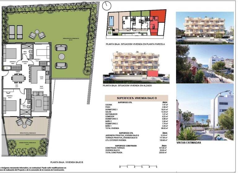 Wohnung zum Kauf provisionsfrei 535.000 € 4 Zimmer 83 m² Calle de Velázquez El Campello 03560