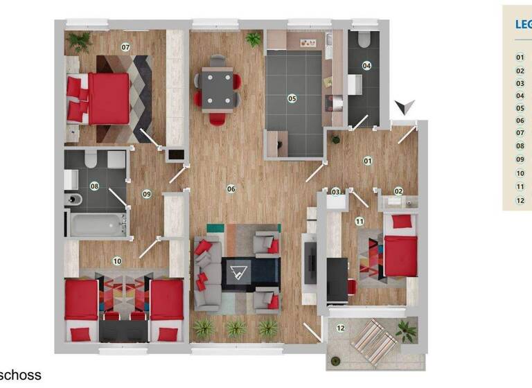 Wohnung zum Kauf 239.000 € 4 Zimmer 91 m² Coburg 96450