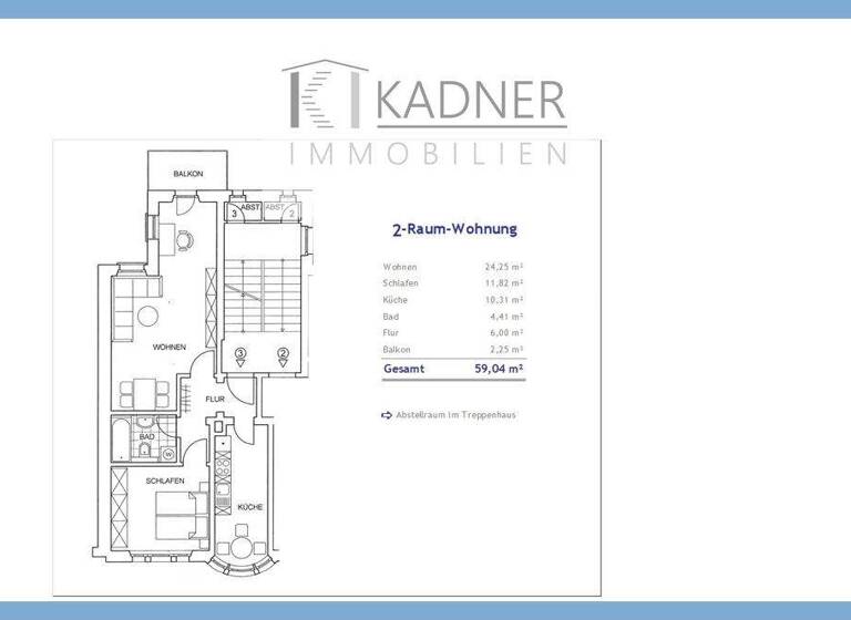 Wohnung zur Miete 361 € 2 Zimmer 59 m² 2. Geschoss Schumannstr. 5 Preißelpöhl Plauen 08525