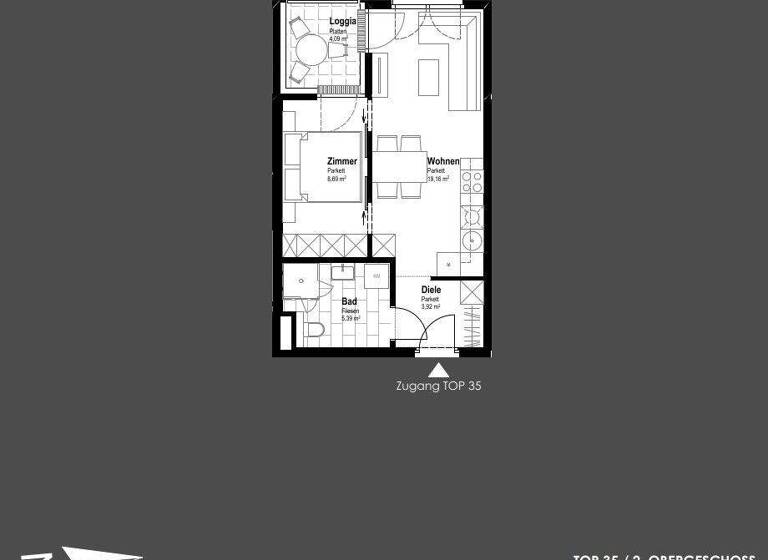 Wohnung zum Kauf - Erstbezug 190.300 € 2 Zimmer 37,2 m² 2. Geschoss Schwechat 2320
