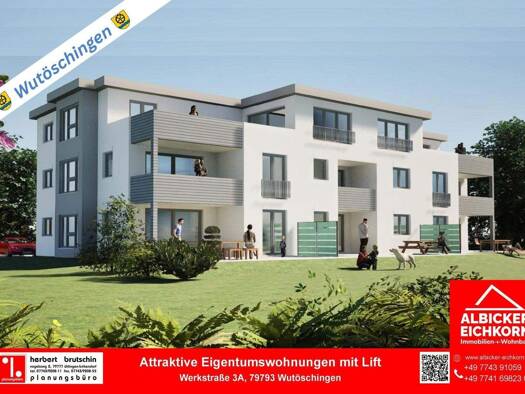 Wohnung zum Kauf provisionsfrei 410.000 € 3 Zimmer 100 m² 1. Geschoss Wutöschingen 79793