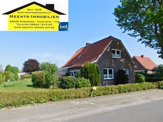 Einfamilienhaus zur Miete 980 € 5 Zimmer 130 m² 1.200 m² Grundstück frei ab 15.10.2026 Wiesmoor Wiesmoor 26639