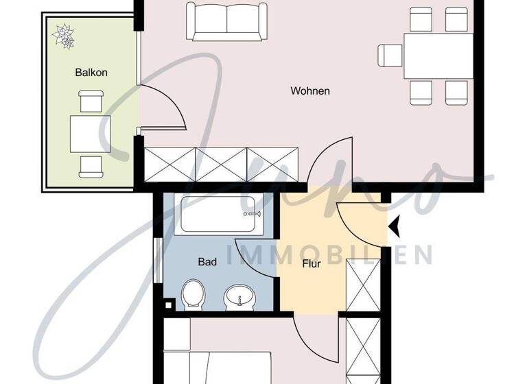 Wohnung zum Kauf provisionsfrei 150.255 € 2 Zimmer 62,9 m² EG Klein-Krotzenburg Hainburg 63512