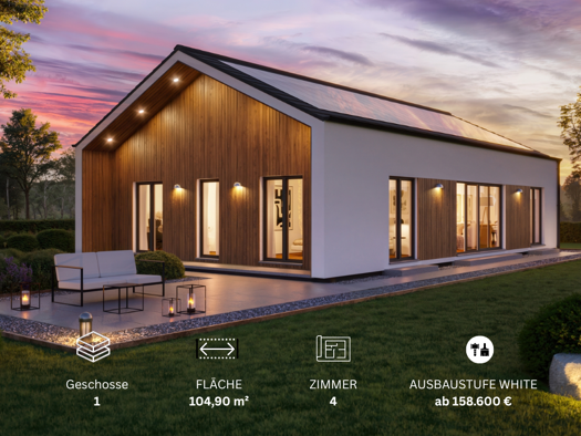 Bungalow zum Kauf provisionsfrei 363.600 € 4 Zimmer 106 m² 303 m² Grundstück Amern Schwalmtal 41366