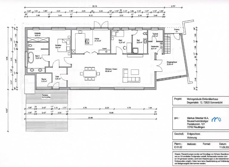 Einfamilienhaus zum Kauf 698.000 € 3,5 Zimmer 205 m²<br/>Wohnfläche 1.411 m²<br/>Grundstück Willmandingen Sonnenbühl / Willmandingen 72820