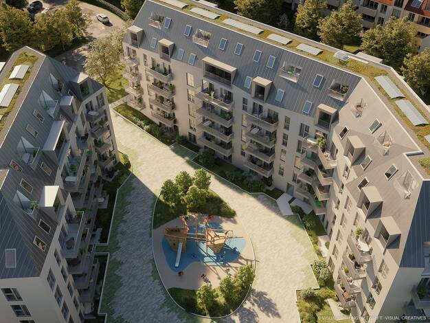 Wohnung zur Miete - Erstbezug 2.290 € 4 Zimmer 100,2 m² 2. Geschoss frei ab 01.04.2027 Robert-Stolz-Straße Mörsenbroich Düsseldorf 40470