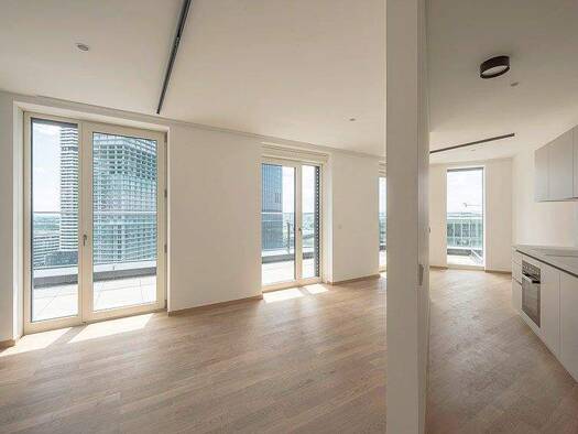 Wohnung zur Miete - Erstbezug 1.790 € 3 Zimmer 91,9 m² 14. Geschoss Wien 1220