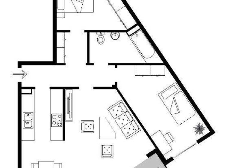 Wohnung zum Kauf 305.000 € 3 Zimmer 86,2 m² 3. Geschoss Johannisthal Berlin 12487