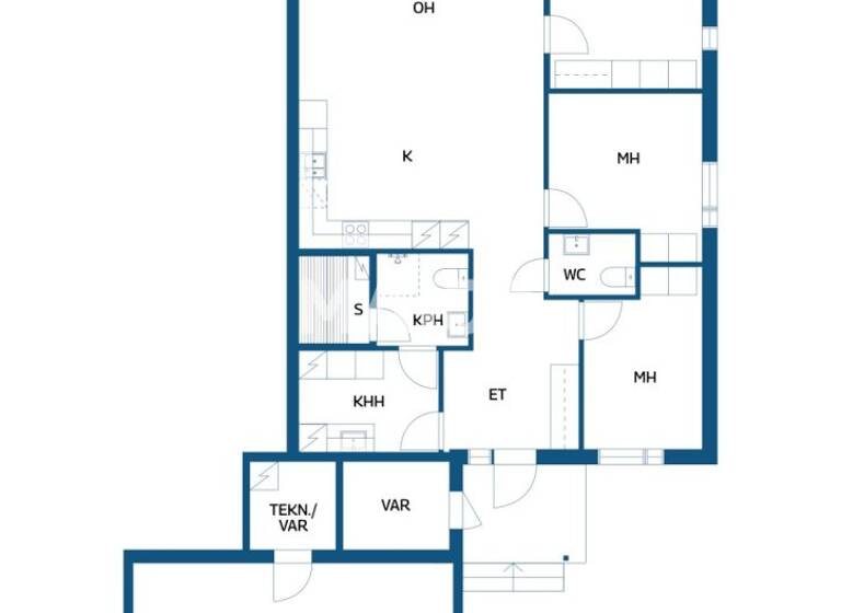 Doppelhaushälfte zum Kauf 269.000 € 4 Zimmer 99,5 m² 1.202 m² Grundstück Sivakkapolku 14 Jyväskylä 40660