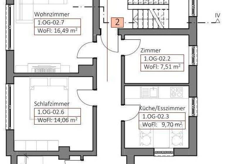 Wohnung zur Miete 550 € 4 Zimmer 72,5 m² 1. Geschoss frei ab sofort Waldsassen 95652