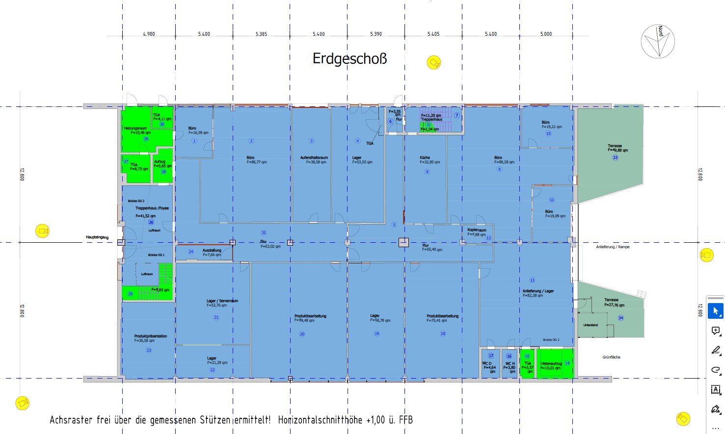 Bürofläche zur Miete 10 € 2.188 m²<br/>Bürofläche Grimlinghausen Neuss 41468