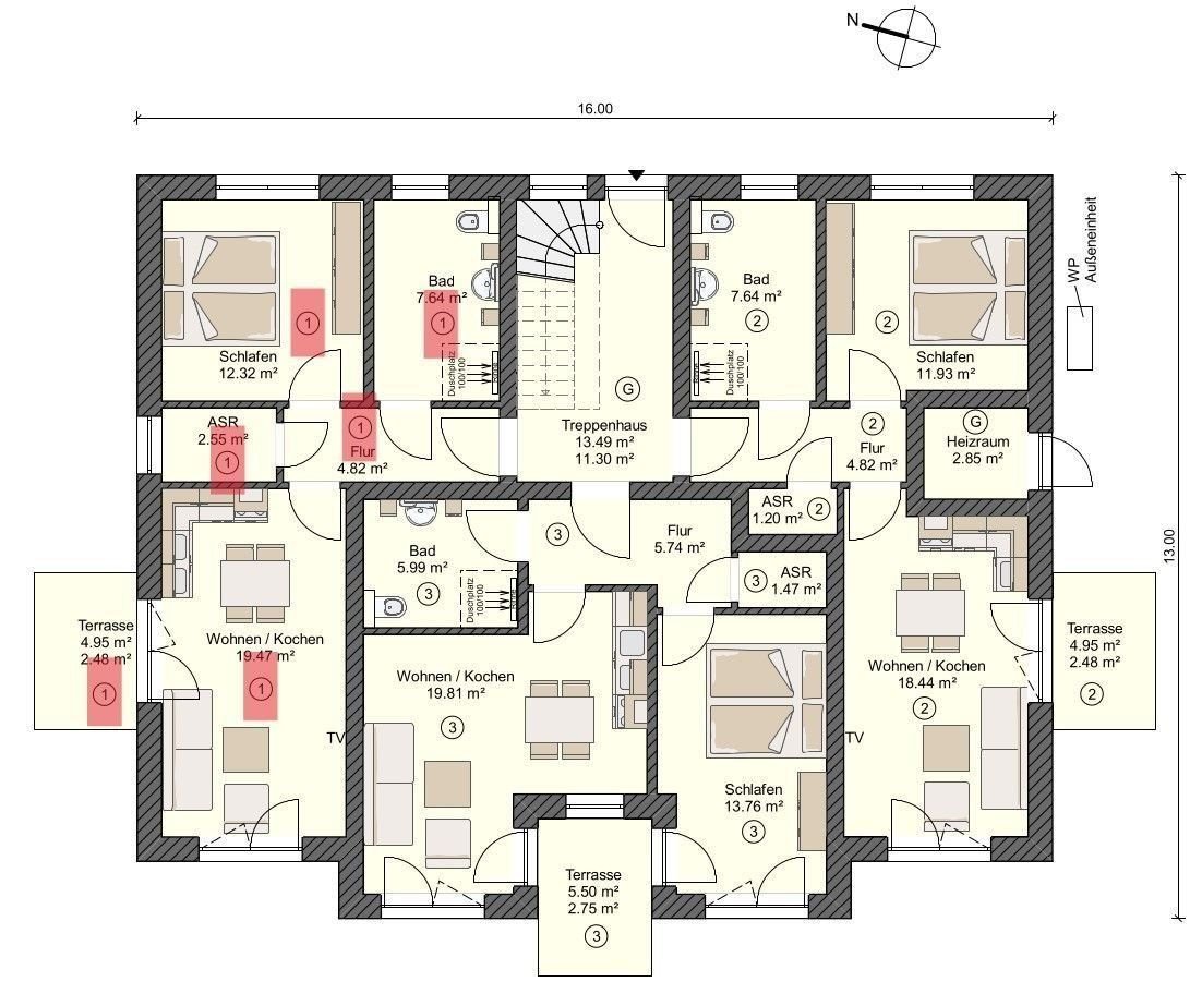 Terrassenwohnung zur Miete 1.700 € 2 Zimmer 50 m²<br/>Wohnfläche EG<br/>Geschoss Zingst Zingst 18374