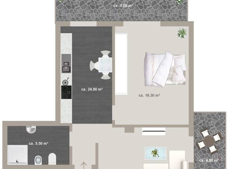 Studio zum Kauf 310.000 € 2 Zimmer 64 m² 2. Geschoss Meran 39012