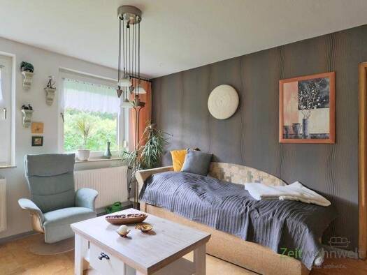 Studio zur Miete Wohnen auf Zeit 530 € 1 Zimmer 32 m² frei ab sofort Wolfsgefärth Zedlitz 07557