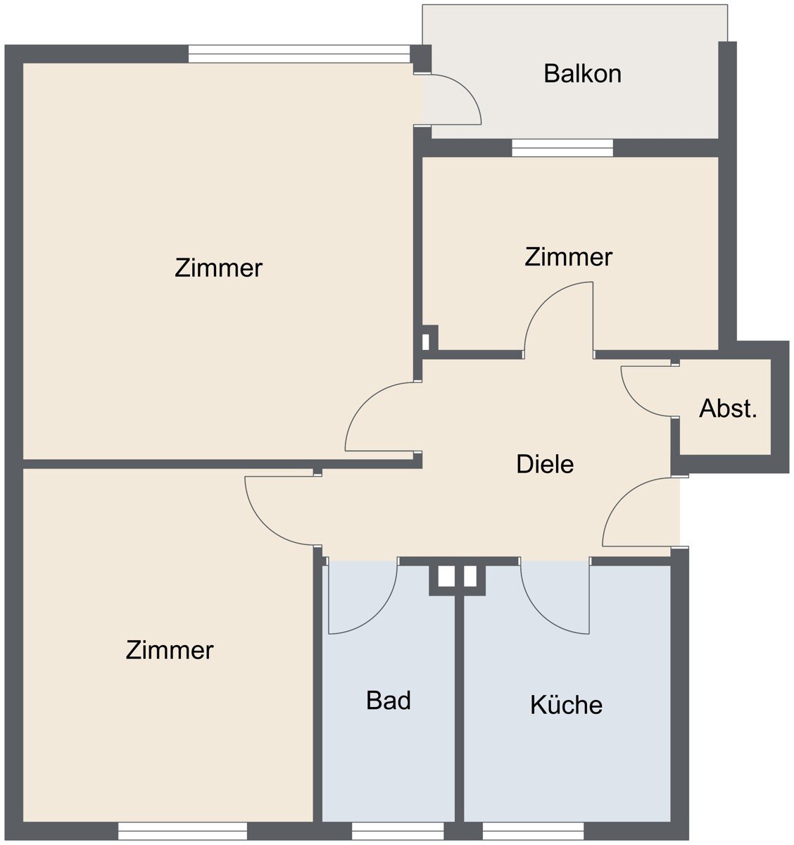 Wohnung zum Kauf provisionsfrei 152.500 € 3 Zimmer 69 m²<br/>Wohnfläche EG<br/>Geschoss Gustav-Adolf-Straße 2 Dreifaltigkeit Amberg 92224