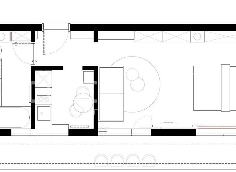 Wohnung zum Kauf 230.000 € 2 Zimmer 36 m² 9. Geschoss Kustosija Centar