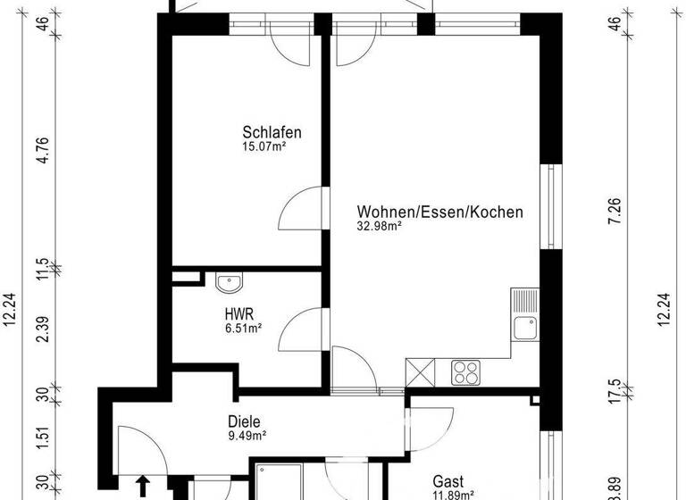 Wohnung zur Miete 950 € 3 Zimmer 89 m² Augustfehn I Augustfehn 26689