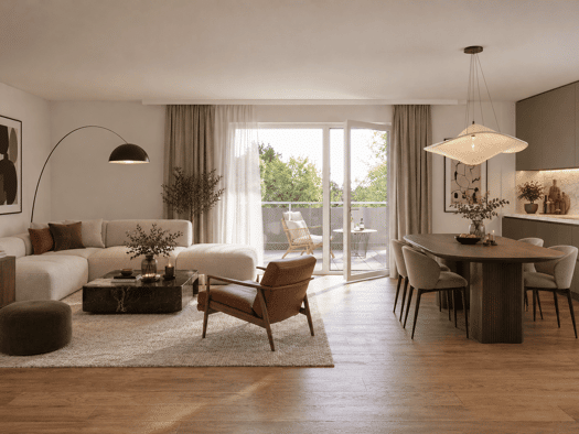 Wohnung zur Miete - Erstbezug 960 € 2 Zimmer 71,6 m² 1. Geschoss Waldshut Waldshut-Tiengen 79761