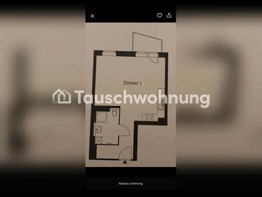 Wohnung zur Miete nur mit Wohnberechtigungsschein Tauschwohnung 290 € 1 Zimmer 42 m² 7. Geschoss Alt-Hohenschönhausen Lichtenberg 13059