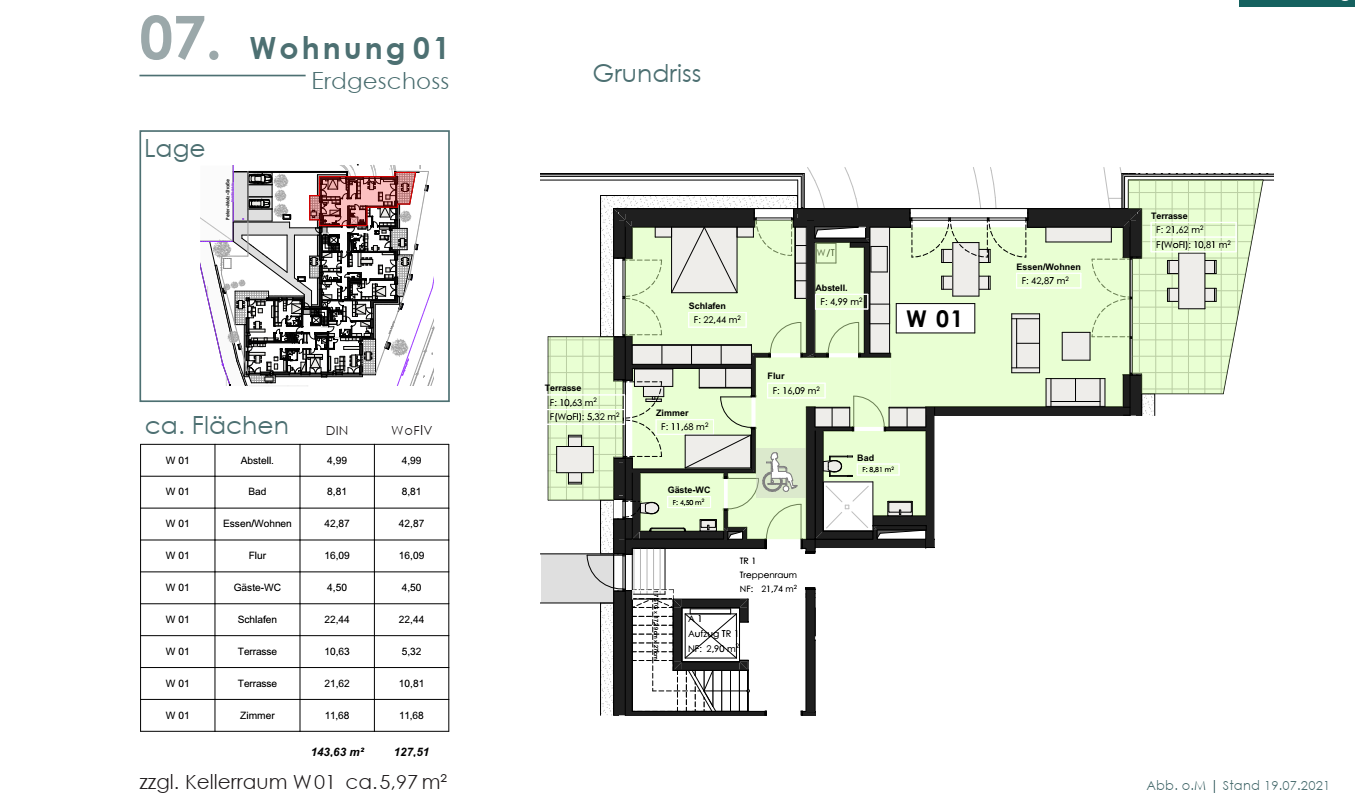 Wohnung zum Kauf provisionsfrei 648.000 € 3 Zimmer 128,3 m²<br/>Wohnfläche Euren 2 Trier 54294