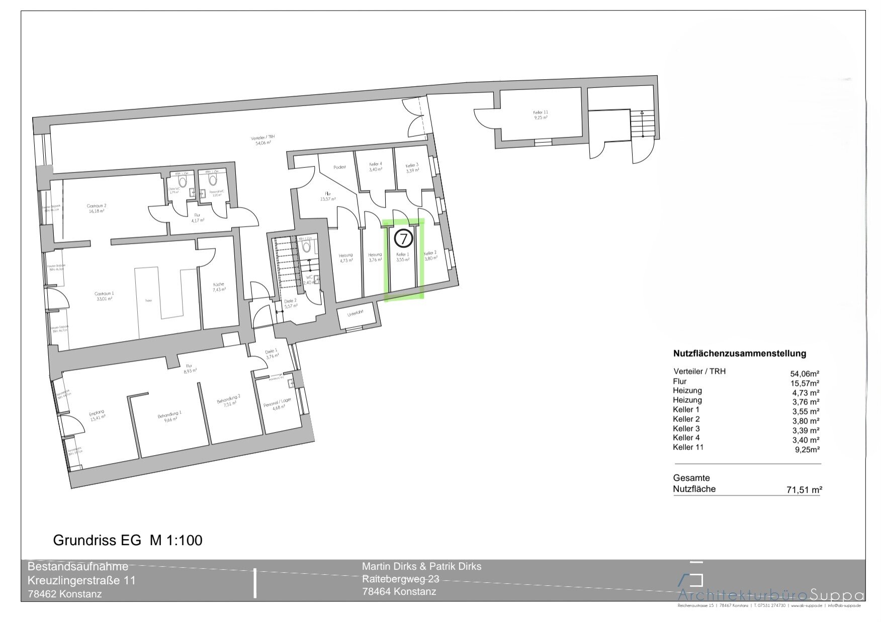 Wohnung zum Kauf provisionsfrei 485.000 € 3 Zimmer 71,6 m²<br/>Wohnfläche 3.<br/>Geschoss ab sofort<br/>Verfügbarkeit Altstadt Konstanz 78462