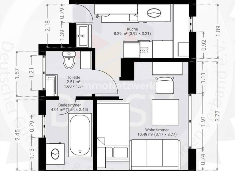 Wohnung zum Kauf 52.500 € 3 Zimmer 57 m² Lohr Lohr am Main 97816