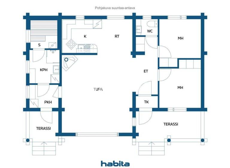 Haus zum Kauf 228.000 € 3 Zimmer 73,8 m² 36.300 m² Grundstück Luvisankatu 156 Kemijärvi 98720