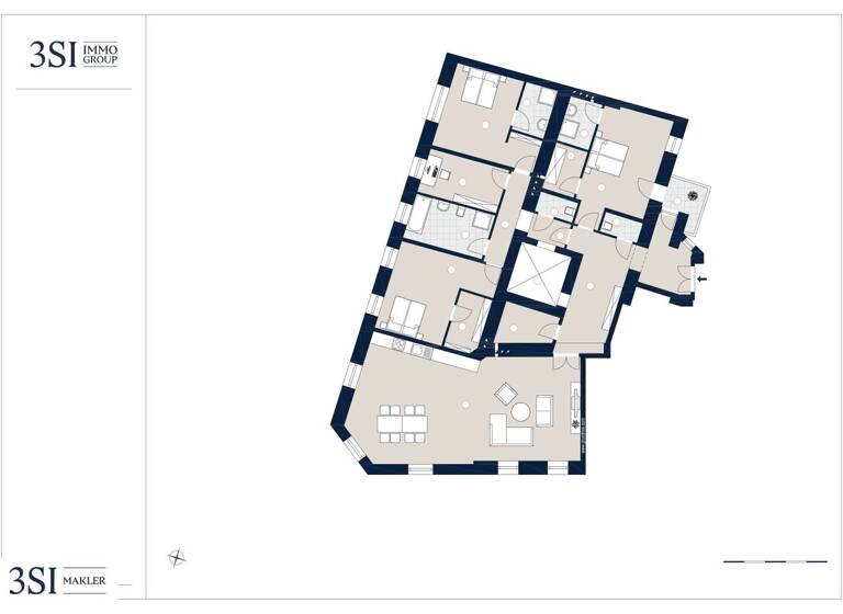 Wohnung zum Kauf - Erstbezug 1.695.000 € 5 Zimmer 182 m² 1. Geschoss Neulinggasse 27 Wien 1030