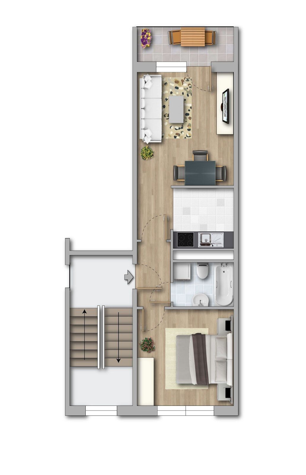 Wohnung zur Miete 270 € 2 Zimmer 41,6 m²<br/>Wohnfläche 3.<br/>Geschoss Friedeburger Straße 66 Neu-Friedeburg Freiberg 09599